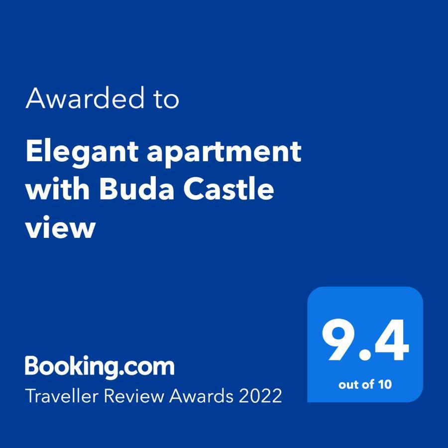 Elegant Apartment With Buda Castle View Budapest Kültér fotó